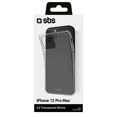 SBS Skinny Cover Apple iPhone 12 Pro Max, transparent