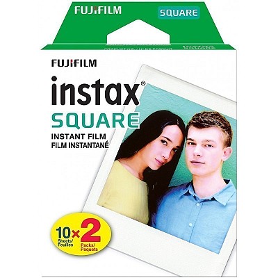Fujifilm Color Instax Square Instant Φιλμ (20 Exposures)