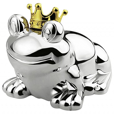 Zilverstad   Savings Box Frog King silver tarnish resistant 6144261