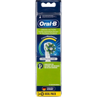 Oral-B Toothbrush heads CrossAction 10pc CleanMaximizer