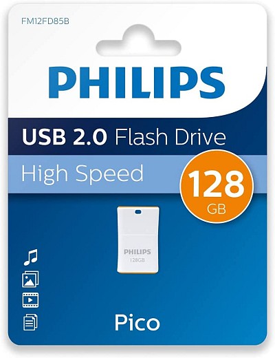 Philips USB 2.0  128GB Pico Edition Sunrise Orange