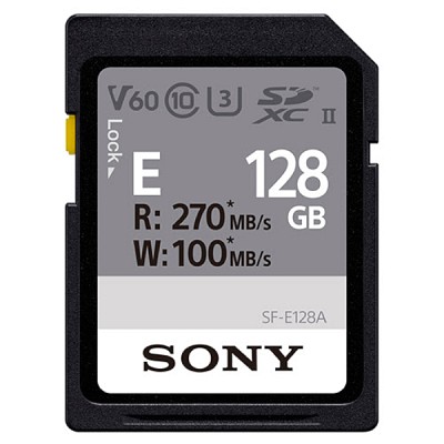Sony SDXC E series  128GB UHS-II Class 10 U3 V60