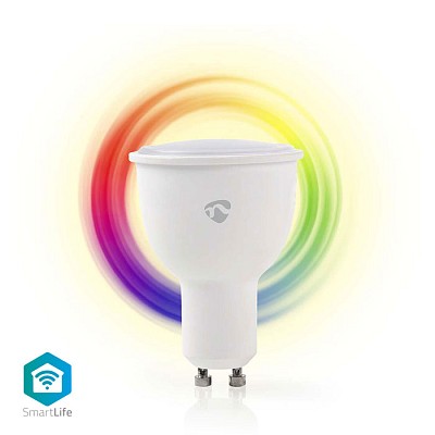 Wi-Fi   LED  RGB   , GU10, 4,5W, 380lm